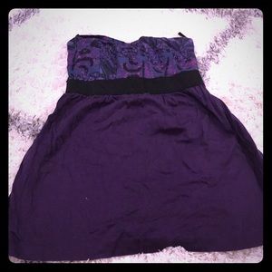 Strapless dress from urban outfitters
